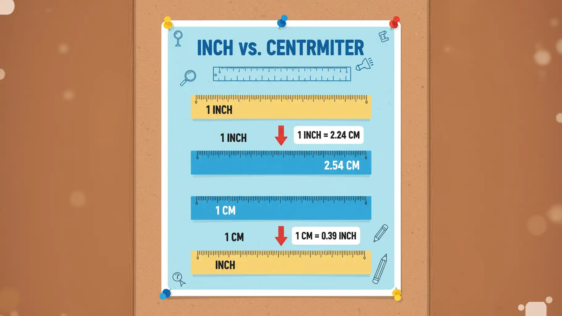 How Many Centimeters Are in an Inch? Explained with Charts